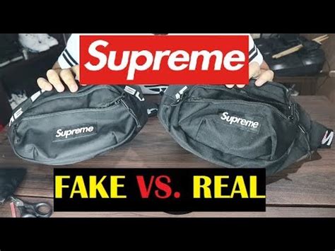 how to spot fake supreme waist bag ss18|How To Know If Your Supreme Bag Is Real (2024) .